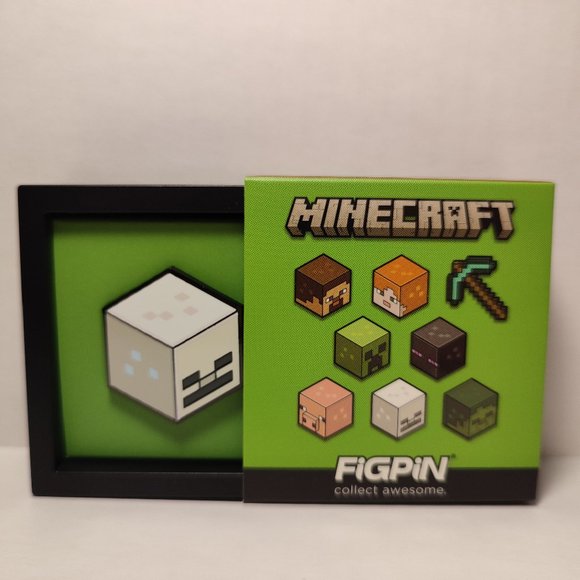 Skeleton Minecraft FigPin Mini Enamel Pin - Picture 1 of 2